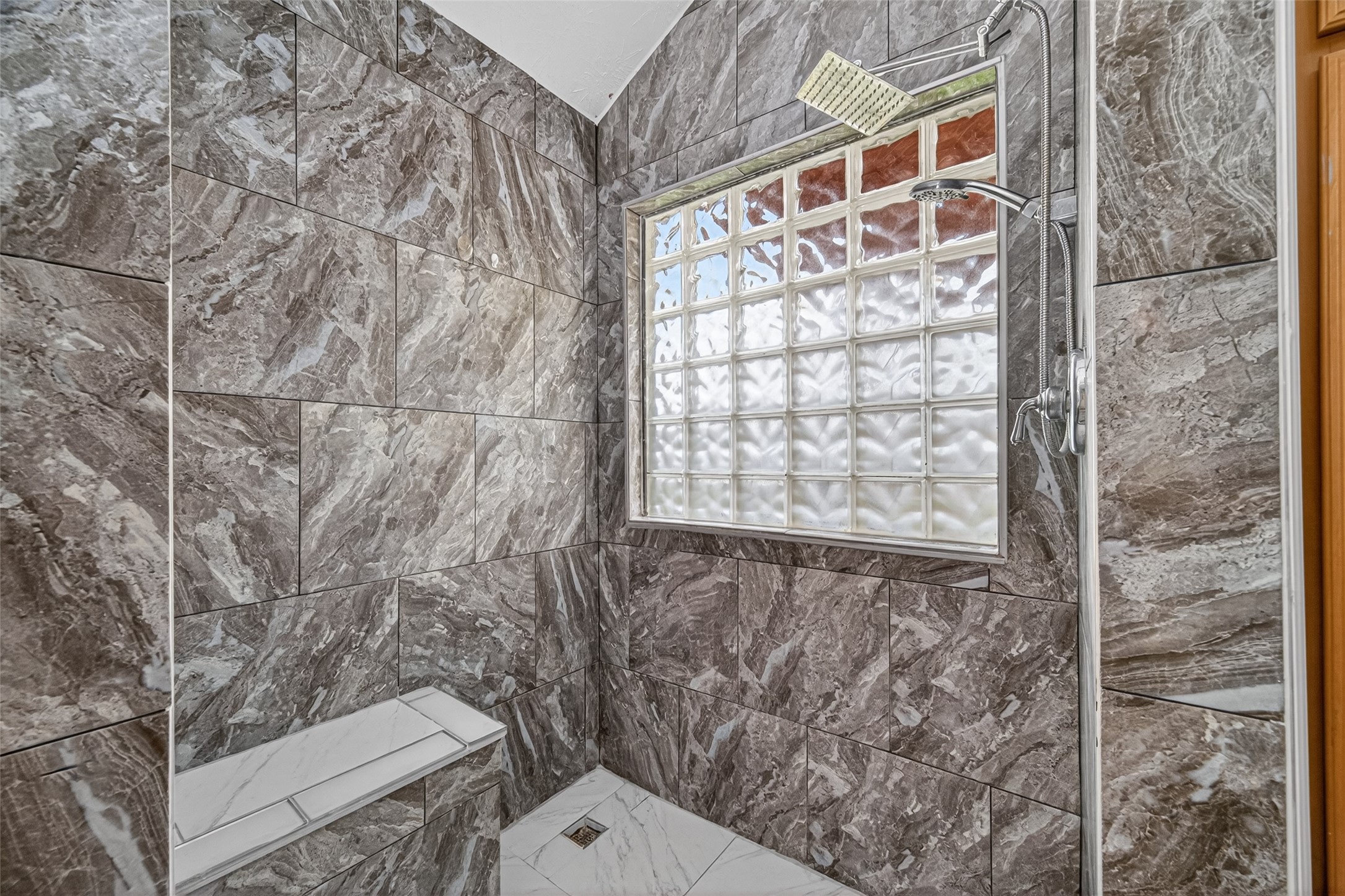 23914 Glengate Drive Spring, TX 77373 - Photo 27 of 49 a bathroom with a toilet and a shower curtain