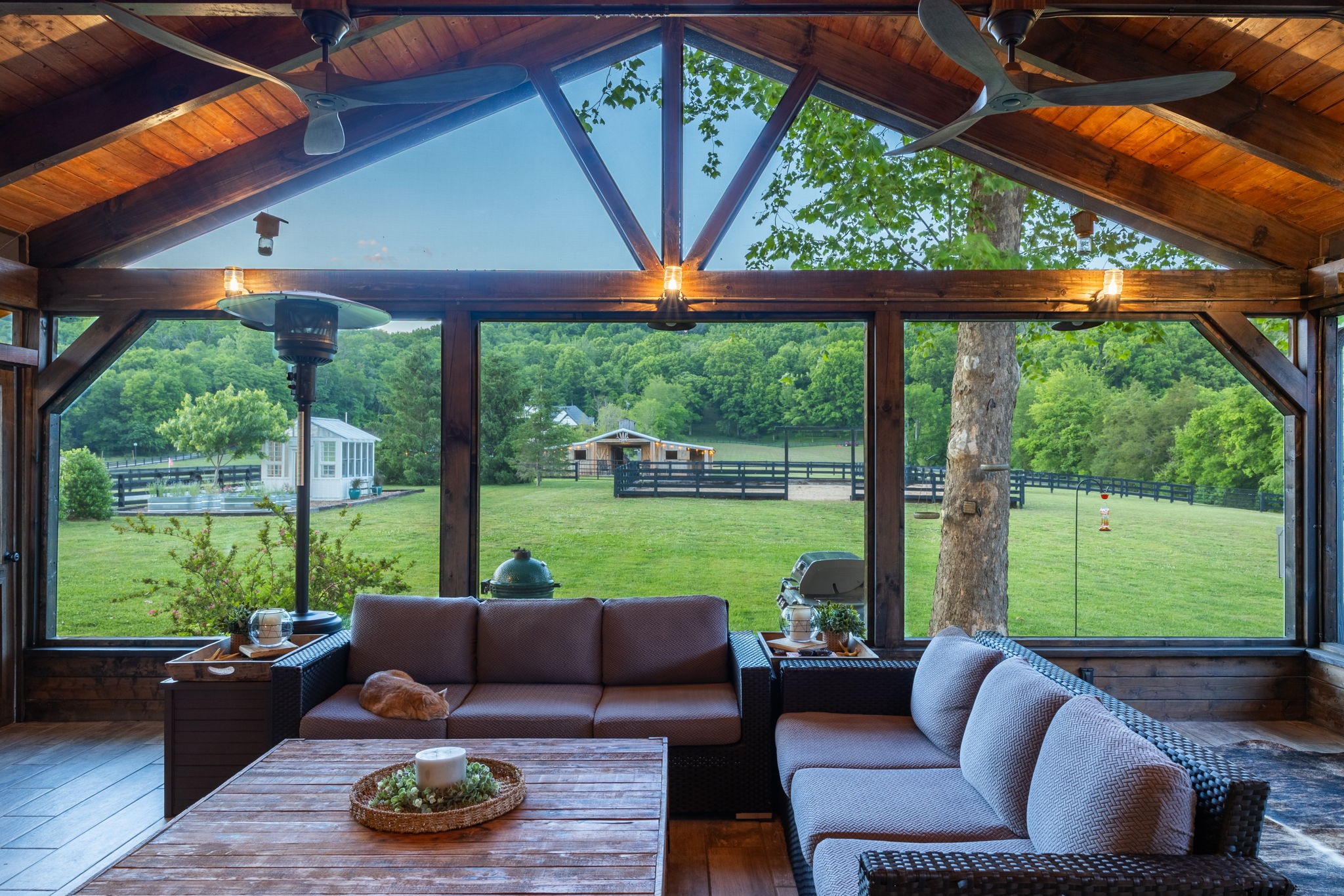1496 Coleman Road Franklin, TN 37064 - Photo 38 of 73 a outdoor living space with furniture and garden view