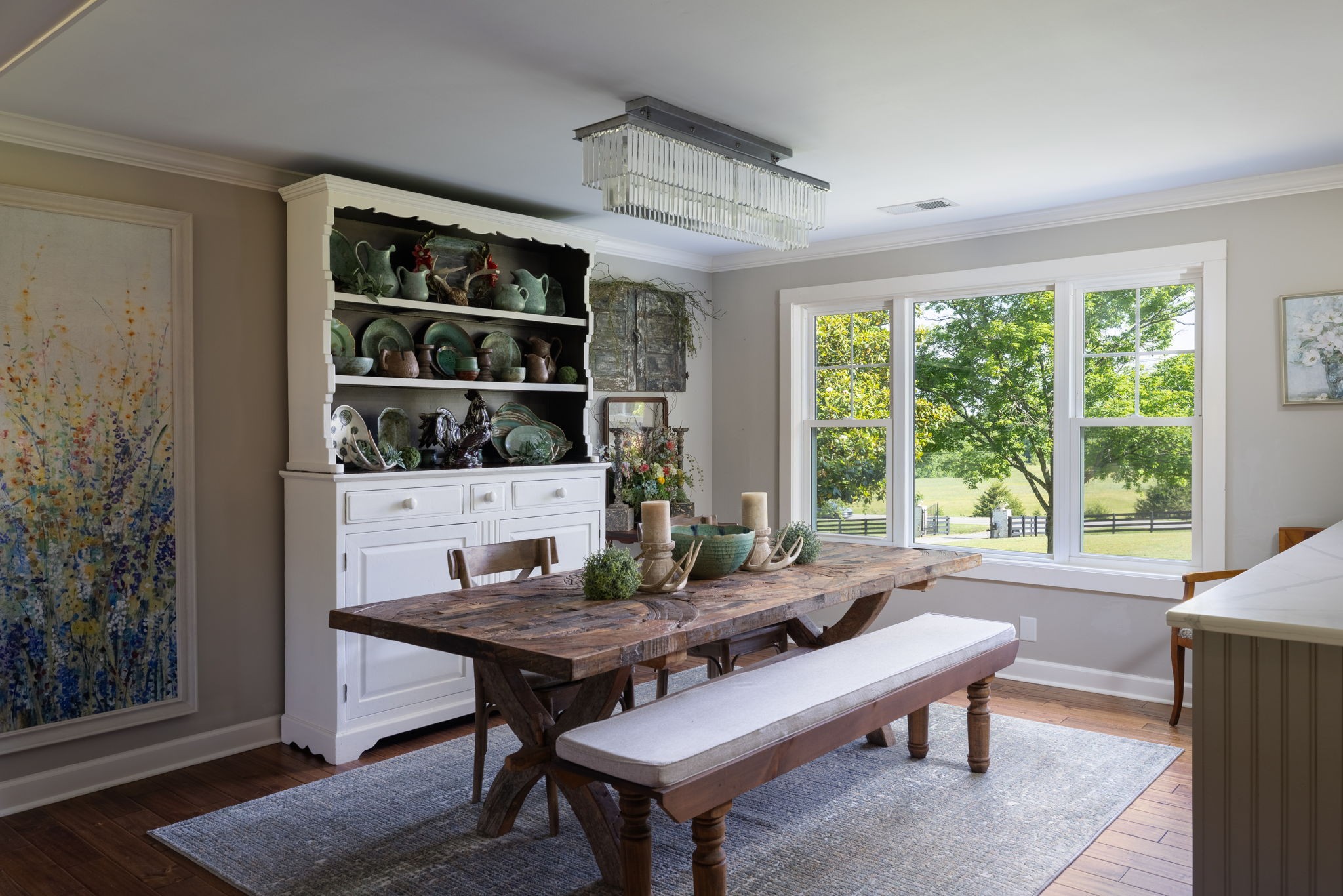 1496 Coleman Road Franklin, TN 37064 - Photo 9 of 73 a view of a dining room with furniture window and wooden floor