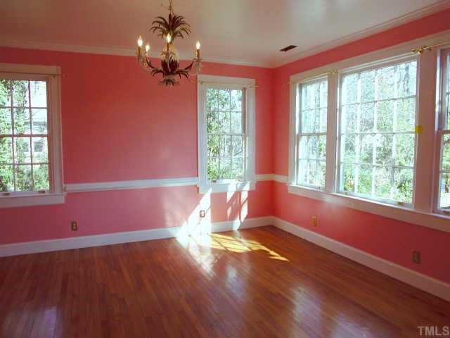3 Henderson Street Raleigh, NC 27607 - Photo 3 of 7 Spacious formal dining room breaks the mold of 'Raleigh Red' with a splash of 'Salmon' Other