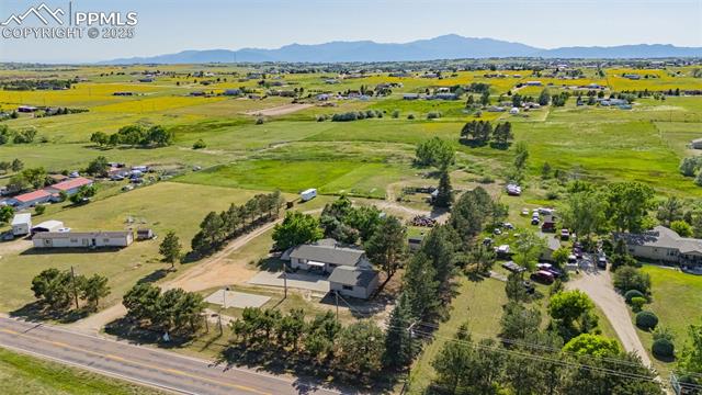 6010 Curtis Road Peyton, CO 80831 - Photo 42 of 42 View of rural area with a mountainous background