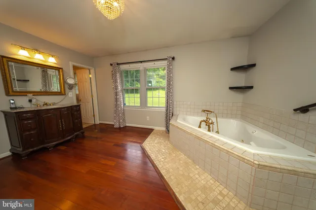 a room with fireplace