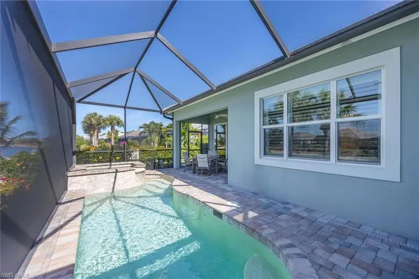 a house view with a outdoor space