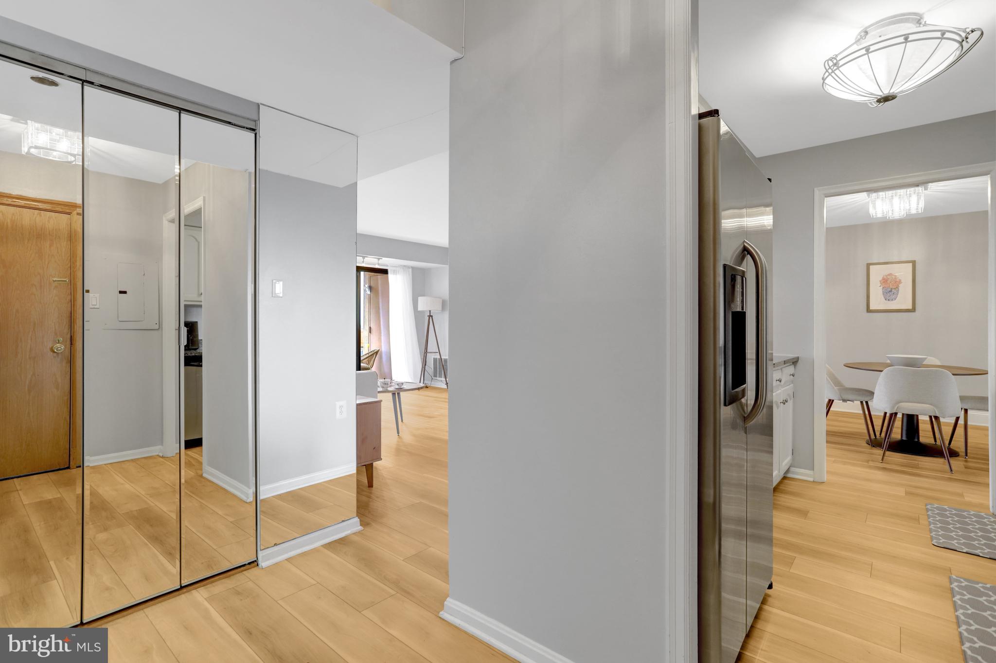 1301 North Courthouse Road, Unit 1108 Arlington, VA 22201 - Photo 12 of 49 a bathroom with a shower and a mirror