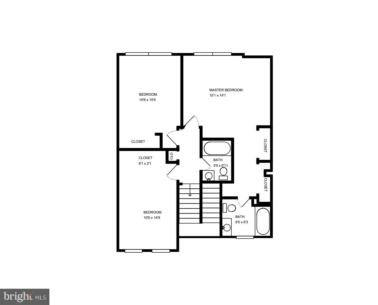 11041 Saffold Way Reston, VA 20190 - Photo 43 of 44 a picture of floor plan