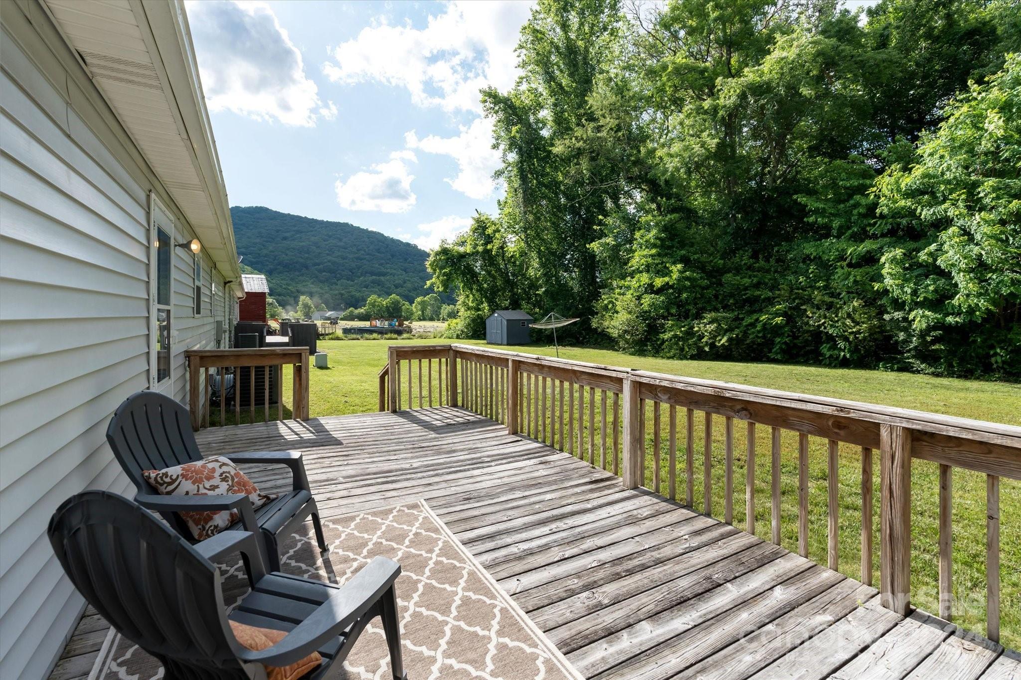 634 Dillingham Road, Unit B Barnardsville, NC 28709 - Photo 27 of 32 a view of balcony with furniture