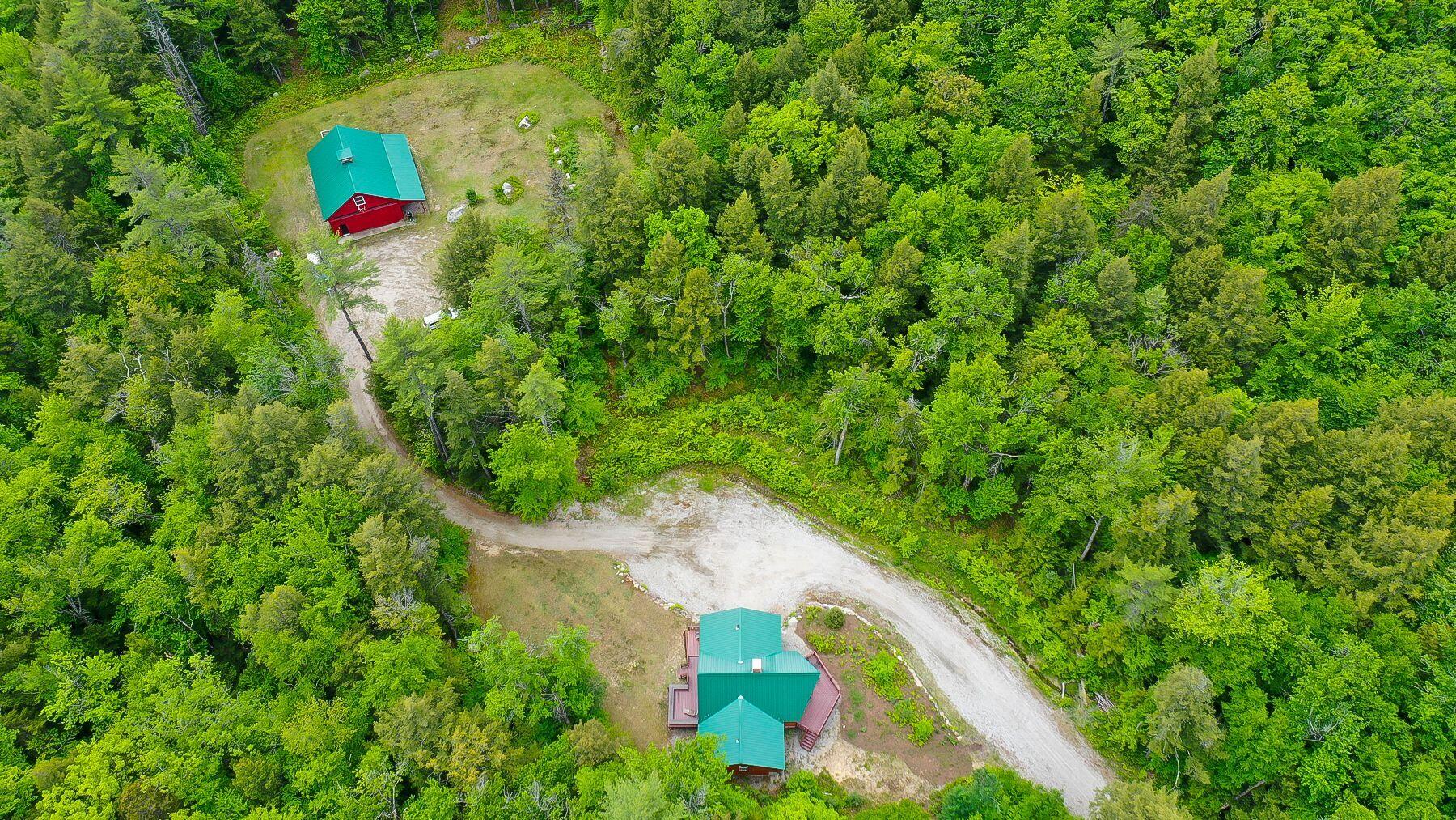 86 F Road Lovell, ME 04051 - Photo 5 of 49 86 drone from above