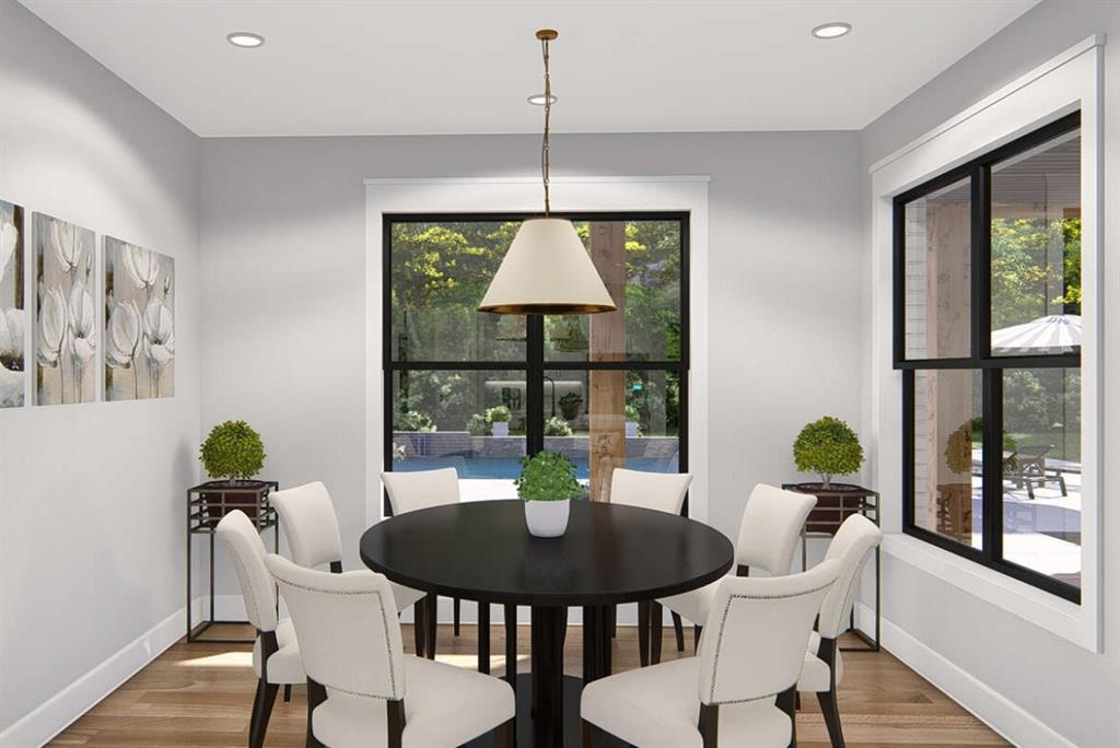 3710 Castle Drive Rowlett, TX 75089 - Photo 7 of 17 Dining space with recessed lighting and wood finished floors