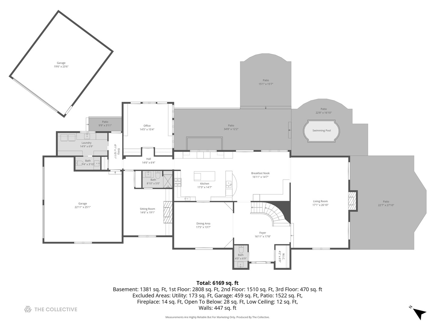 325 Princeton Road Hinsdale, IL 60521 - Photo 52 of 55 a picture of a floor plan