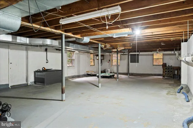 a view of storage and utility room