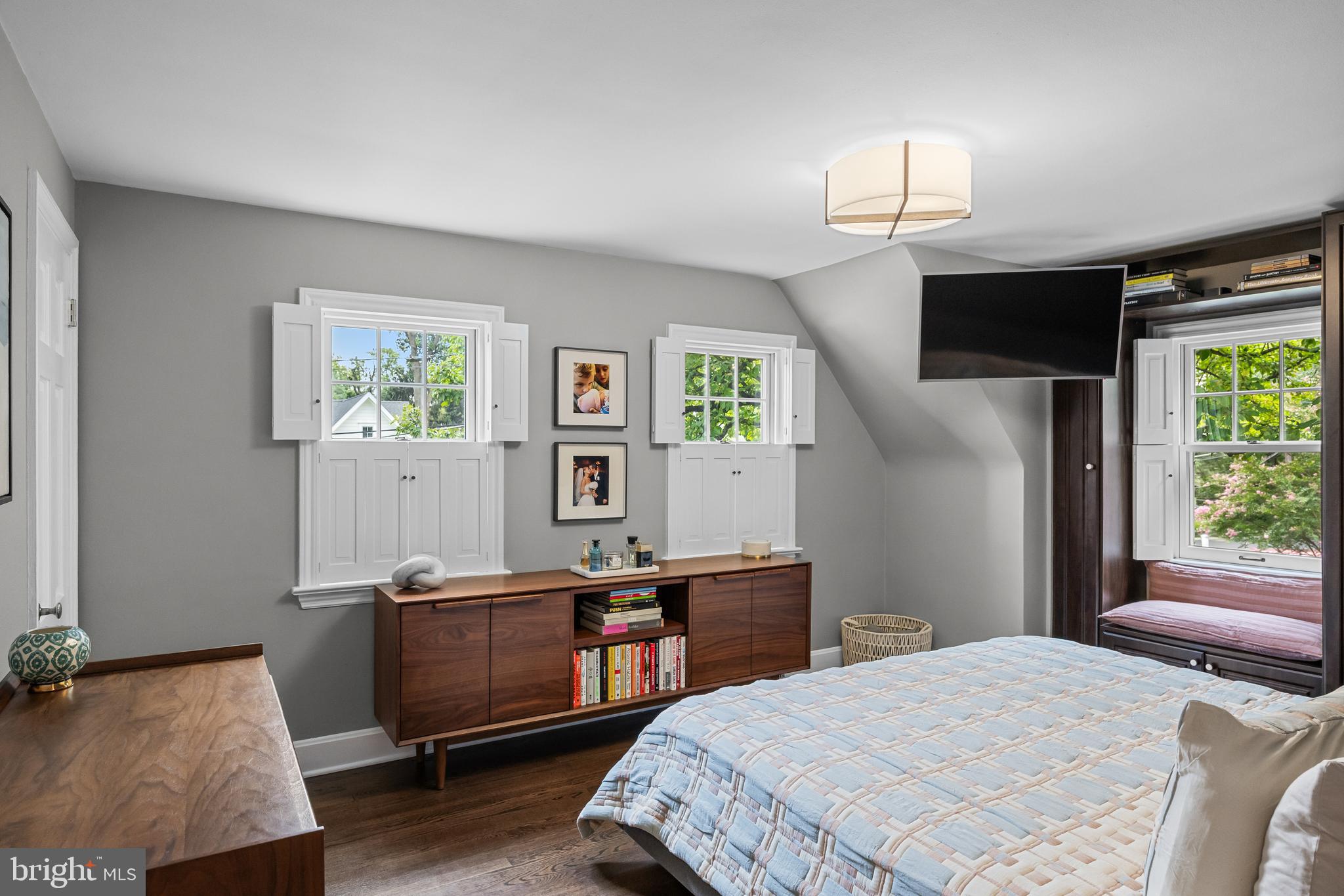 219 West Summit Avenue Haddonfield, NJ 08033 - Photo 16 of 29 a bedroom with a bed dresser and a window