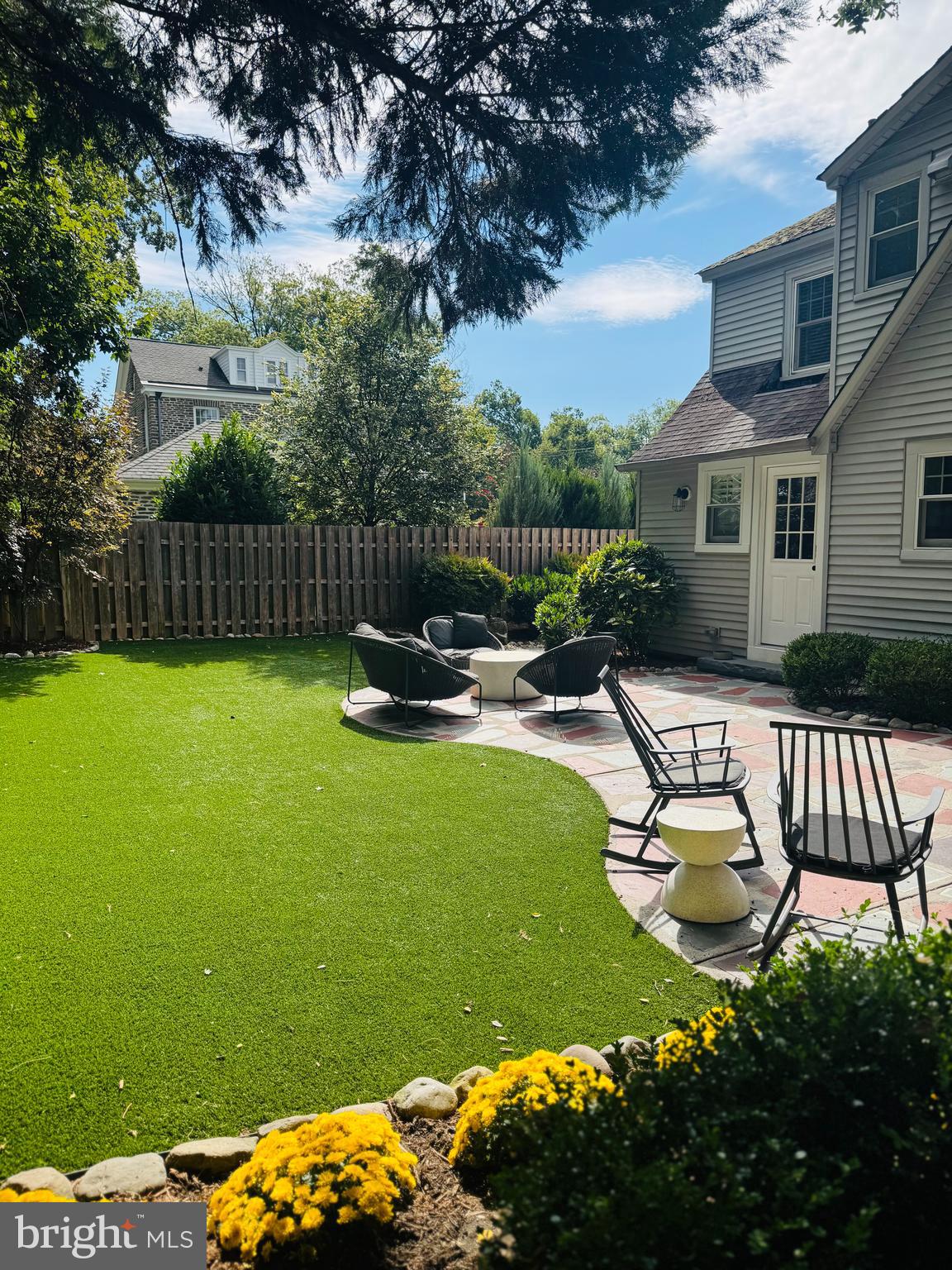 219 West Summit Avenue Haddonfield, NJ 08033 - Photo 23 of 29 a view of a backyard with sitting area and slide