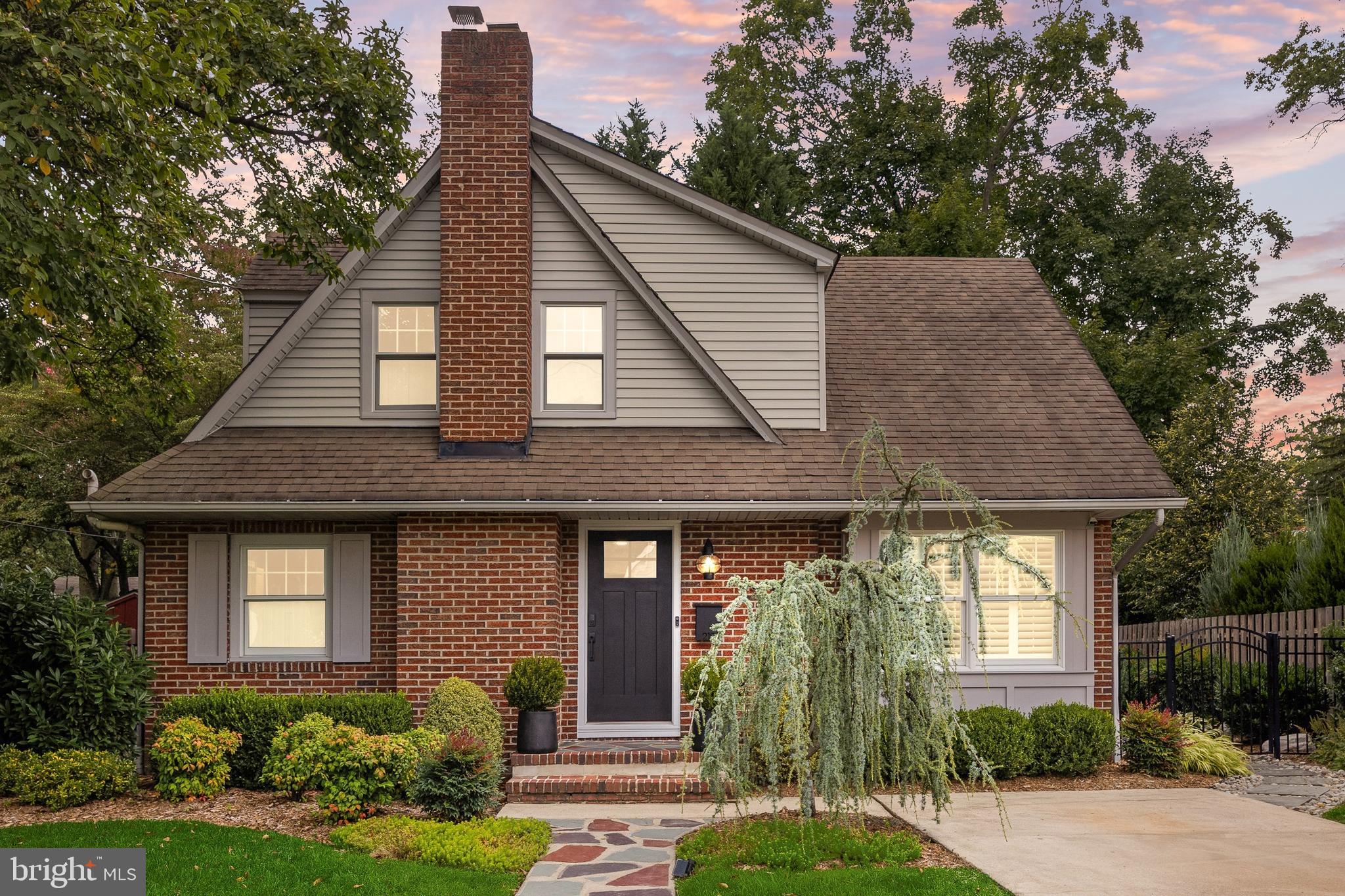 219 West Summit Avenue Haddonfield, NJ 08033 - Photo 28 of 29 a front view of a house with a yard