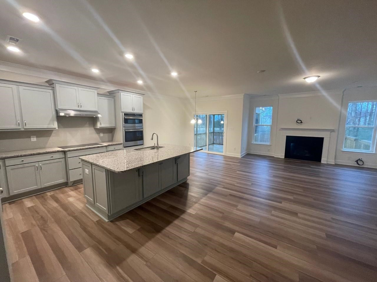 8313 Running Fern Way, Unit LOT 178 RALEIGH Willow Spring, NC 27592 - Photo 6 of 25 Wide view of first floor with fireplace