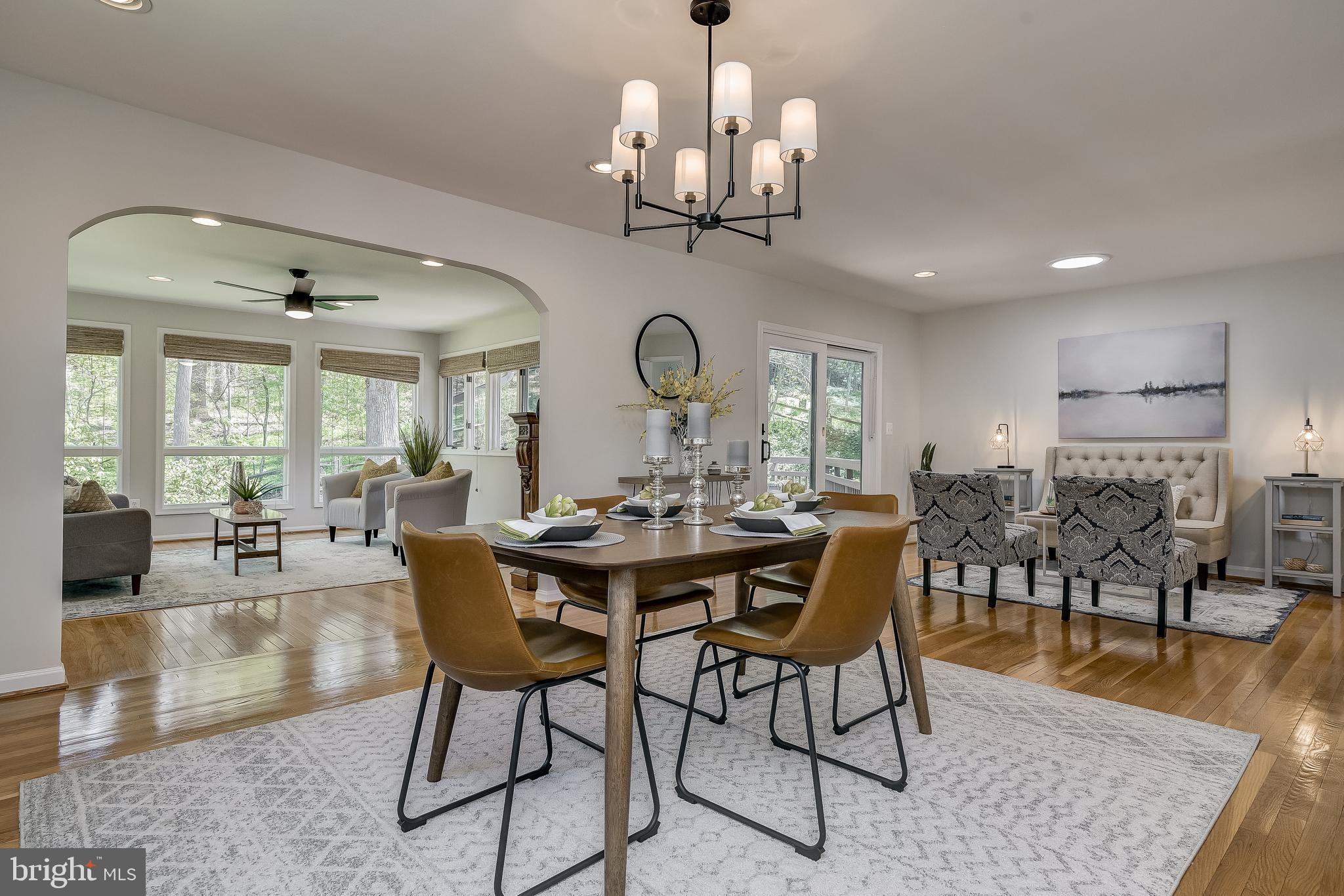 6522 East Halbert Road Bethesda, MD 20817 - Photo 6 of 63 Main Level Living and Dining Areas