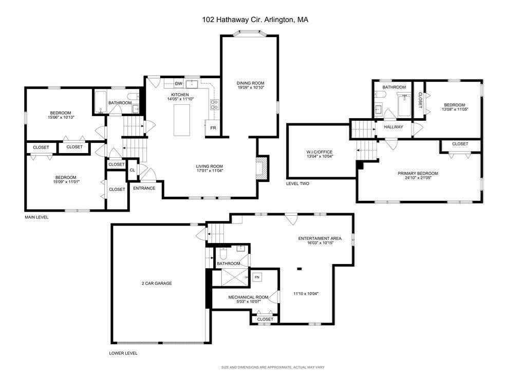 102 Hathaway Circle Arlington, MA 02476 - Photo 38 of 38 a picture of floor plan