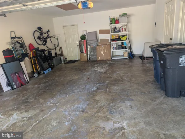 a view of a car garage