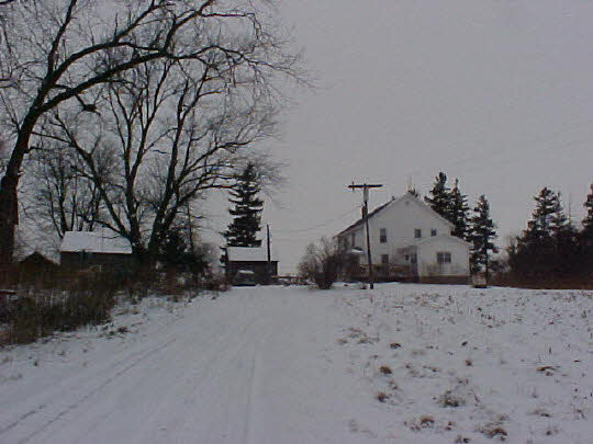 6662 North Columbine Road Forreston, IL 61030 - Photo 2 of 2 a view of a snow on the road