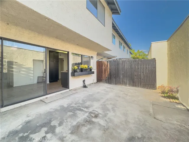 a view of a backyard of a house