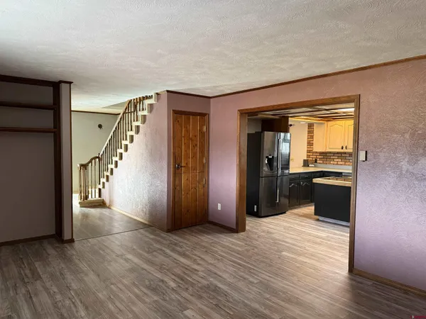 a view of an entryway of a house