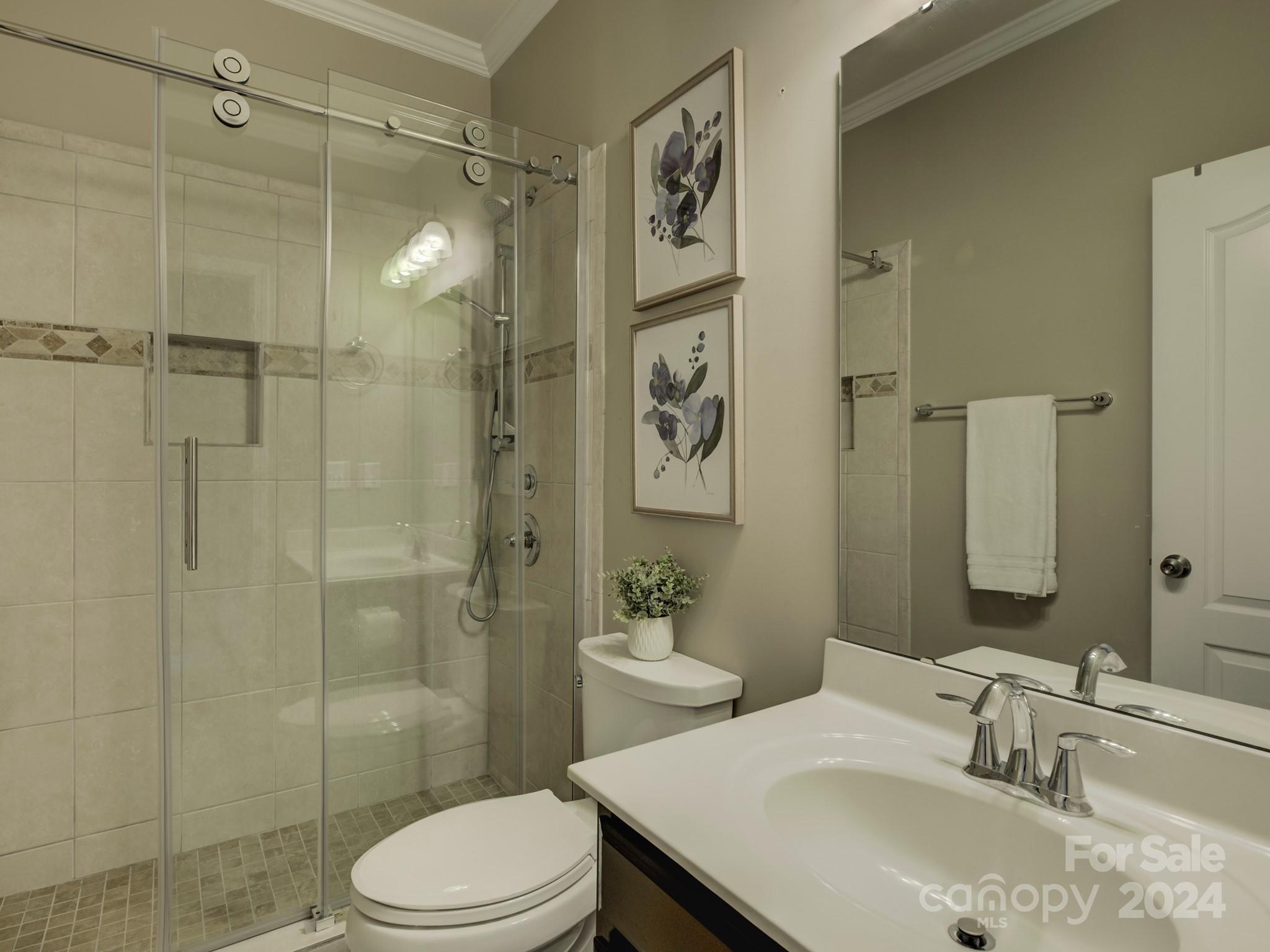 405 Cotton Field Road Indian Land, SC 29707 - Photo 23 of 48 a bathroom with a sink toilet and shower