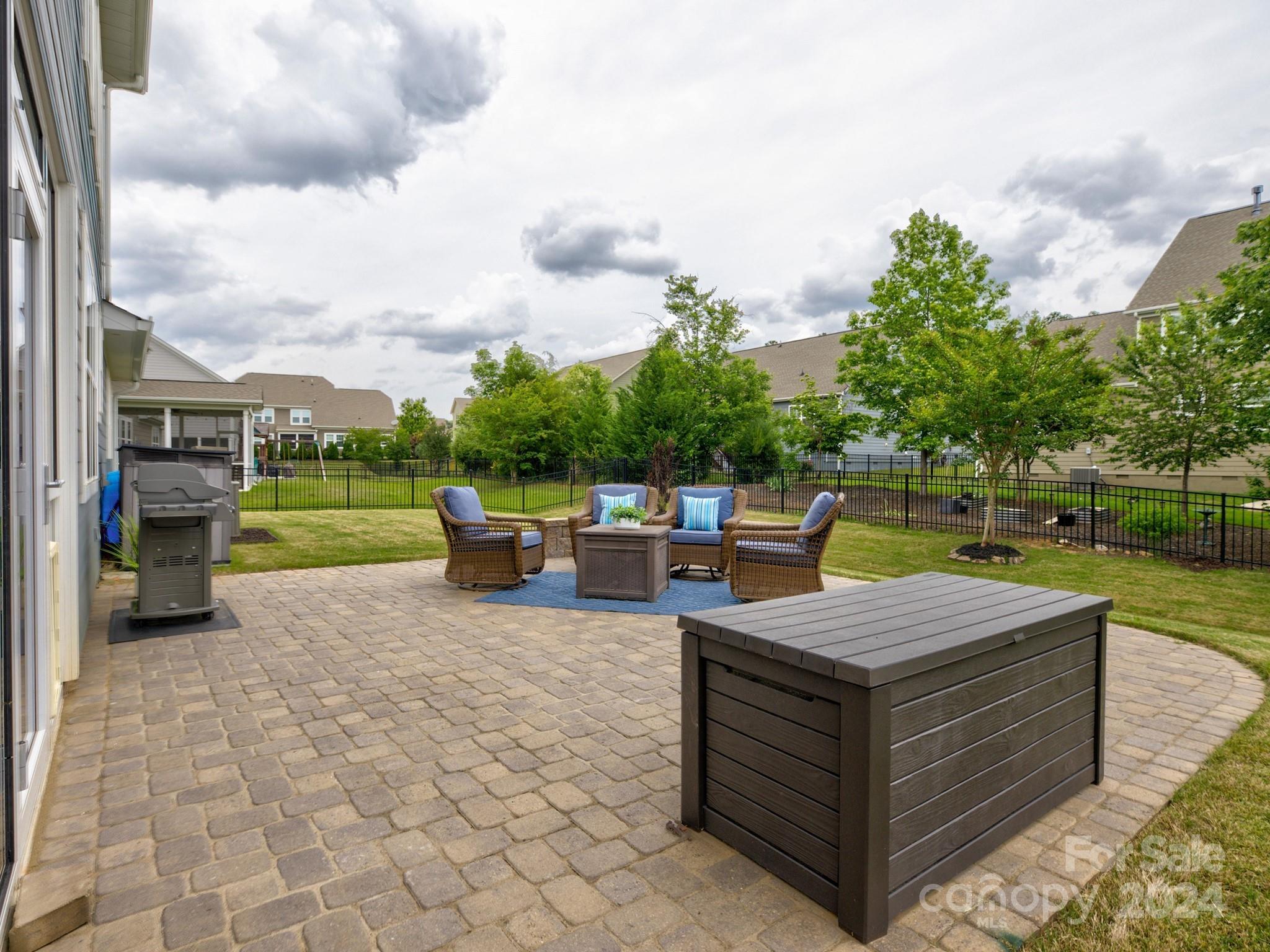405 Cotton Field Road Indian Land, SC 29707 - Photo 40 of 48 a view of a terrace with chairs