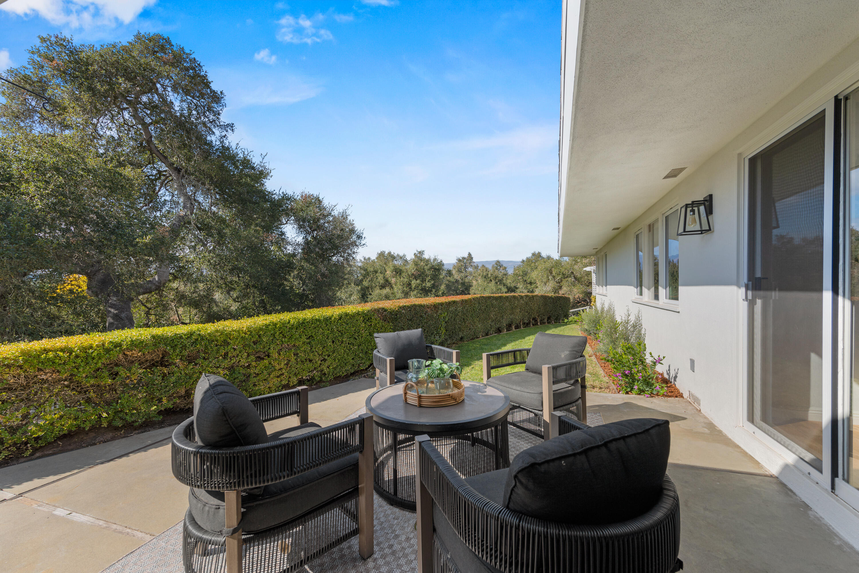 926 Canon Road Santa Barbara, CA 93110 - Photo 26 of 31 Front Patio Mountain Views