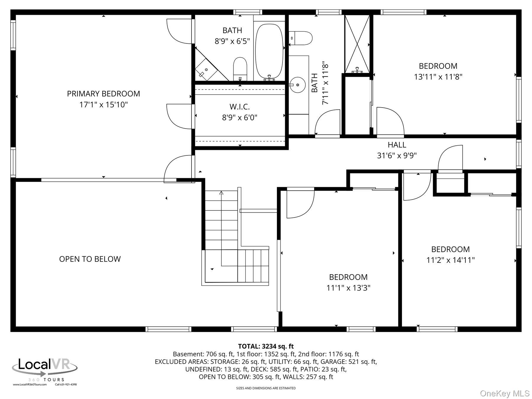 145 Osprey Nest Road Greenport, NY 11944 - Photo 38 of 40 2nd Flr- Floor Plan