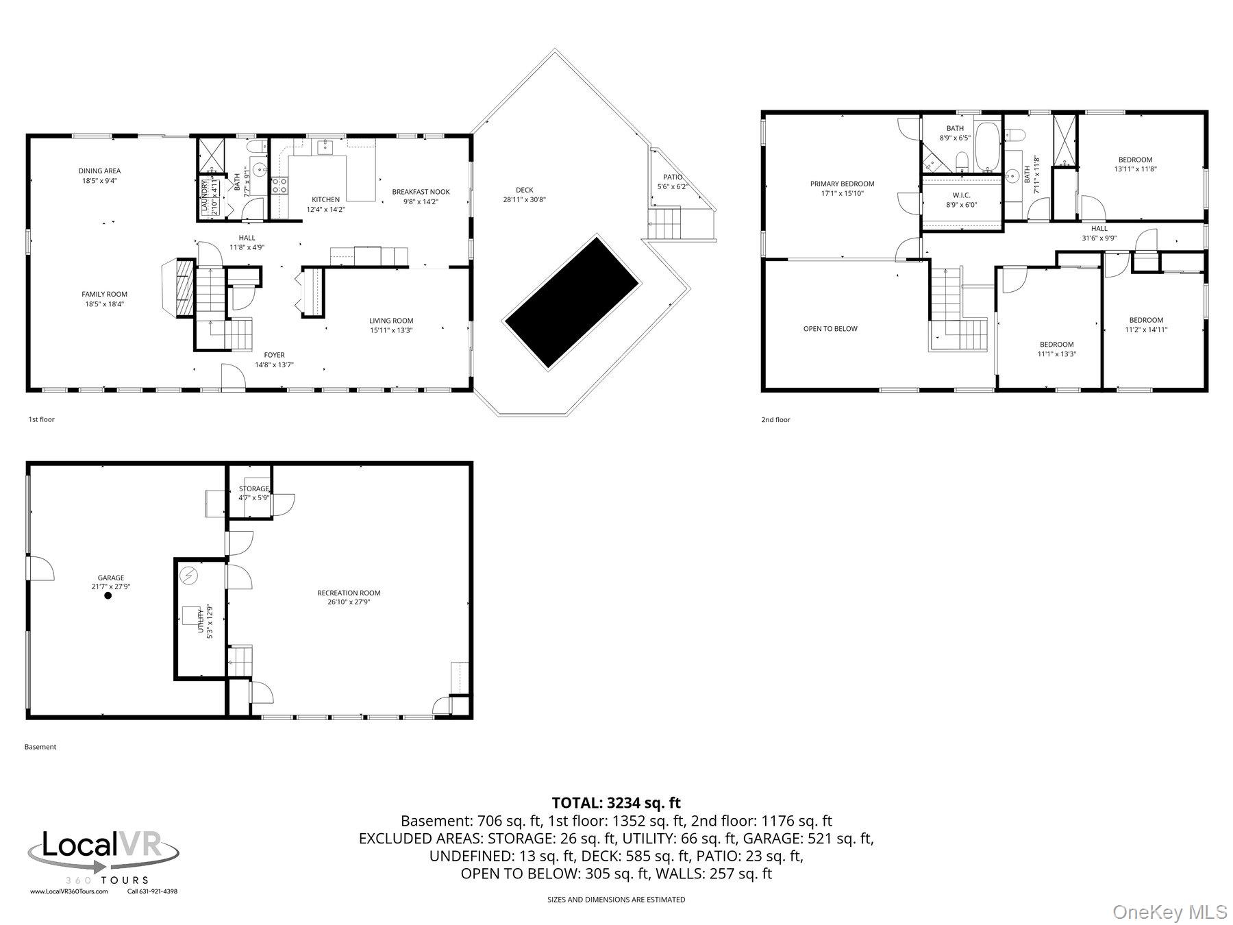 145 Osprey Nest Road Greenport, NY 11944 - Photo 40 of 40 All Floors- Floor Plan