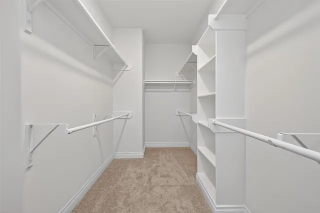 a view of walk in closet