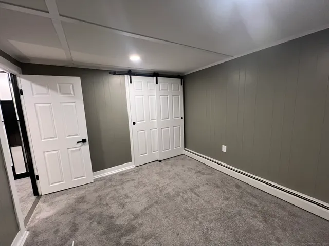 a view of a livingroom with an empty space