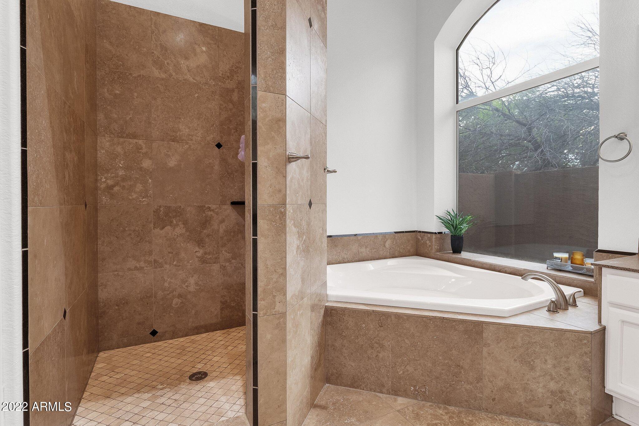 8510 East Rowel Road Scottsdale, AZ 85255 - Photo 21 of 47 SEPARATE TUB & SHOWER