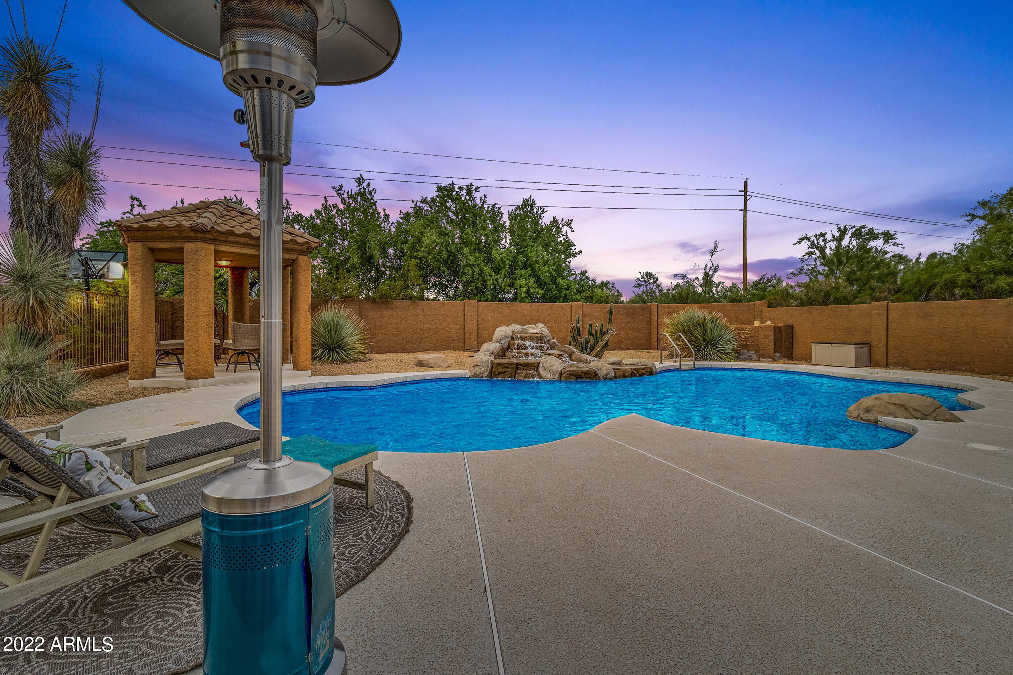 8510 East Rowel Road Scottsdale, AZ 85255 - Photo 45 of 47 GENEROUS POOL DECK