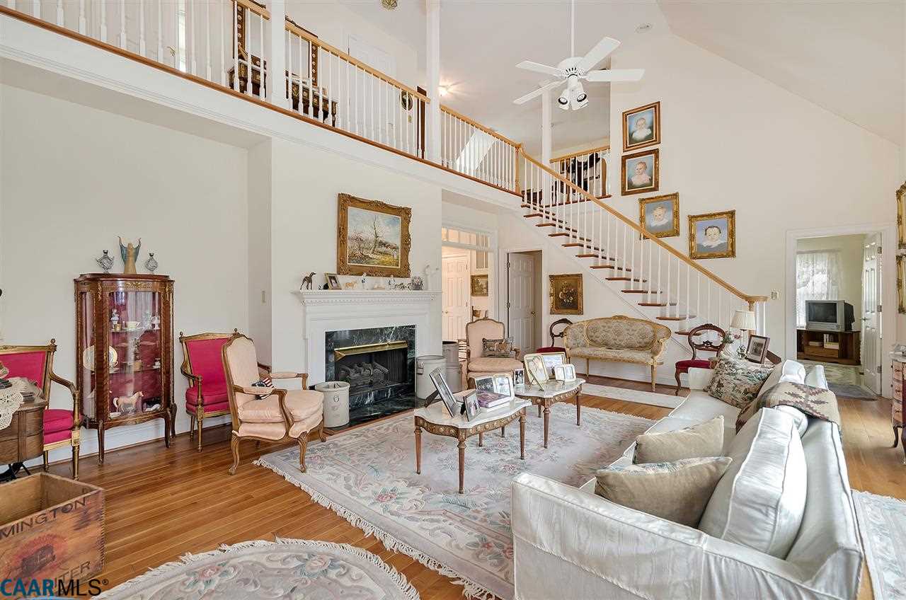 3895 Jacks Shop Road Rochelle, VA 22738 - Photo 14 of 41 a living room with furniture and a fireplace