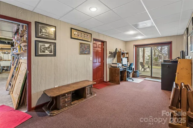 a view of storage and utility room