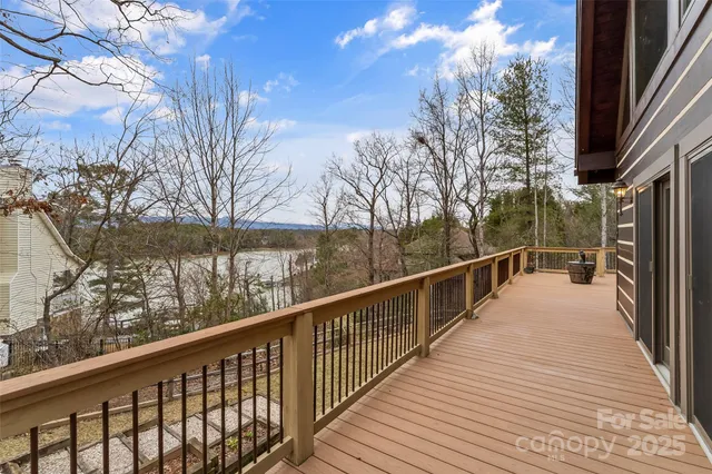 a view of lake with mountain