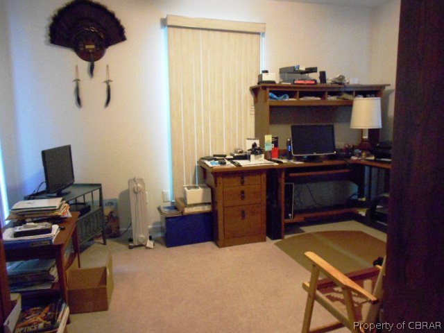128 Laurel Ridge Road Heathsville, VA 22473 - Photo 10 of 16 Bedroom 3 being used as an???????????????????????????????? office.