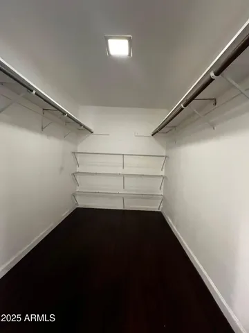 a view of a room with an empty space