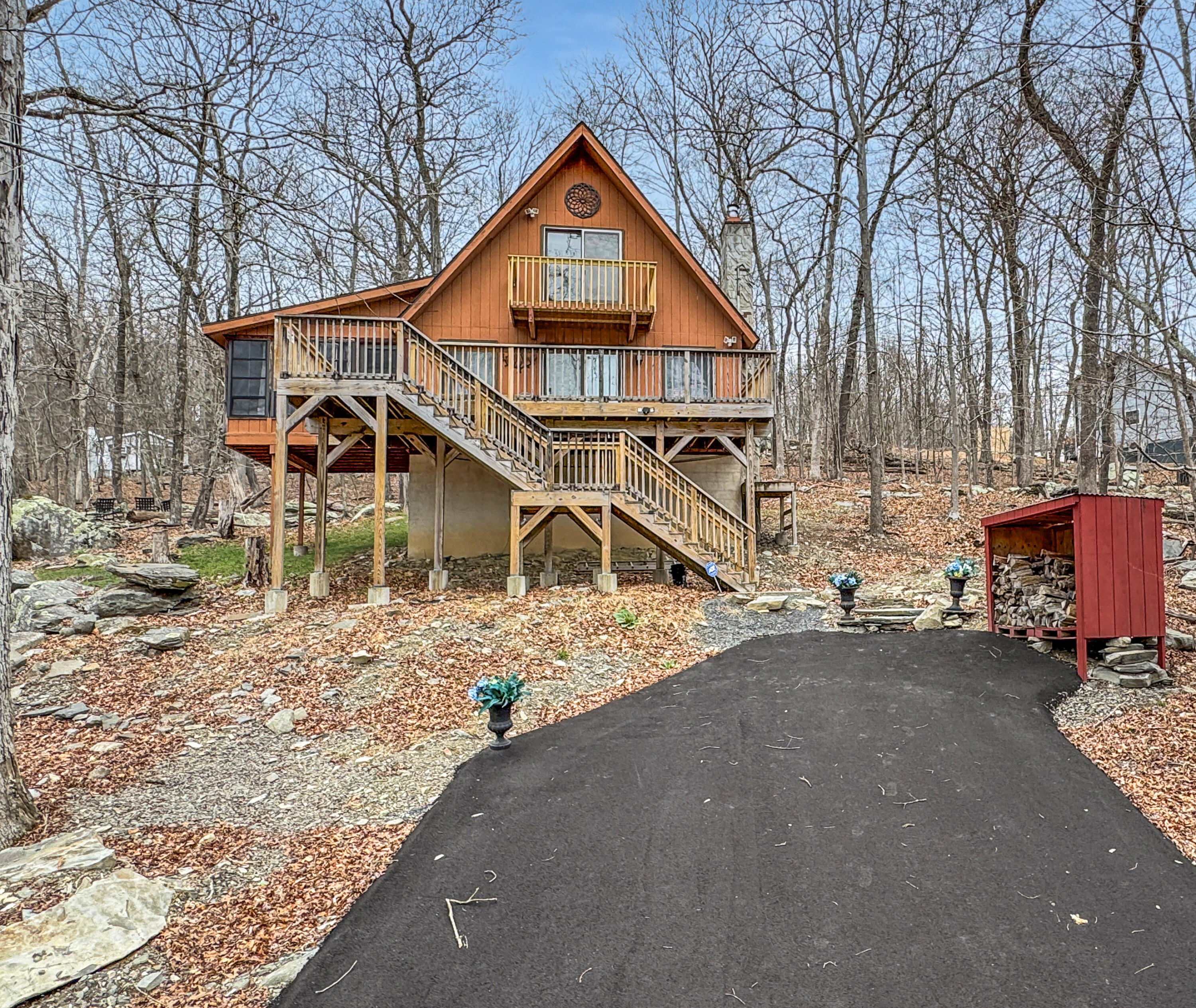 1037 Porter Drive Bushkill, PA 18324 - Photo 30 of 45 a view of a house with a yard