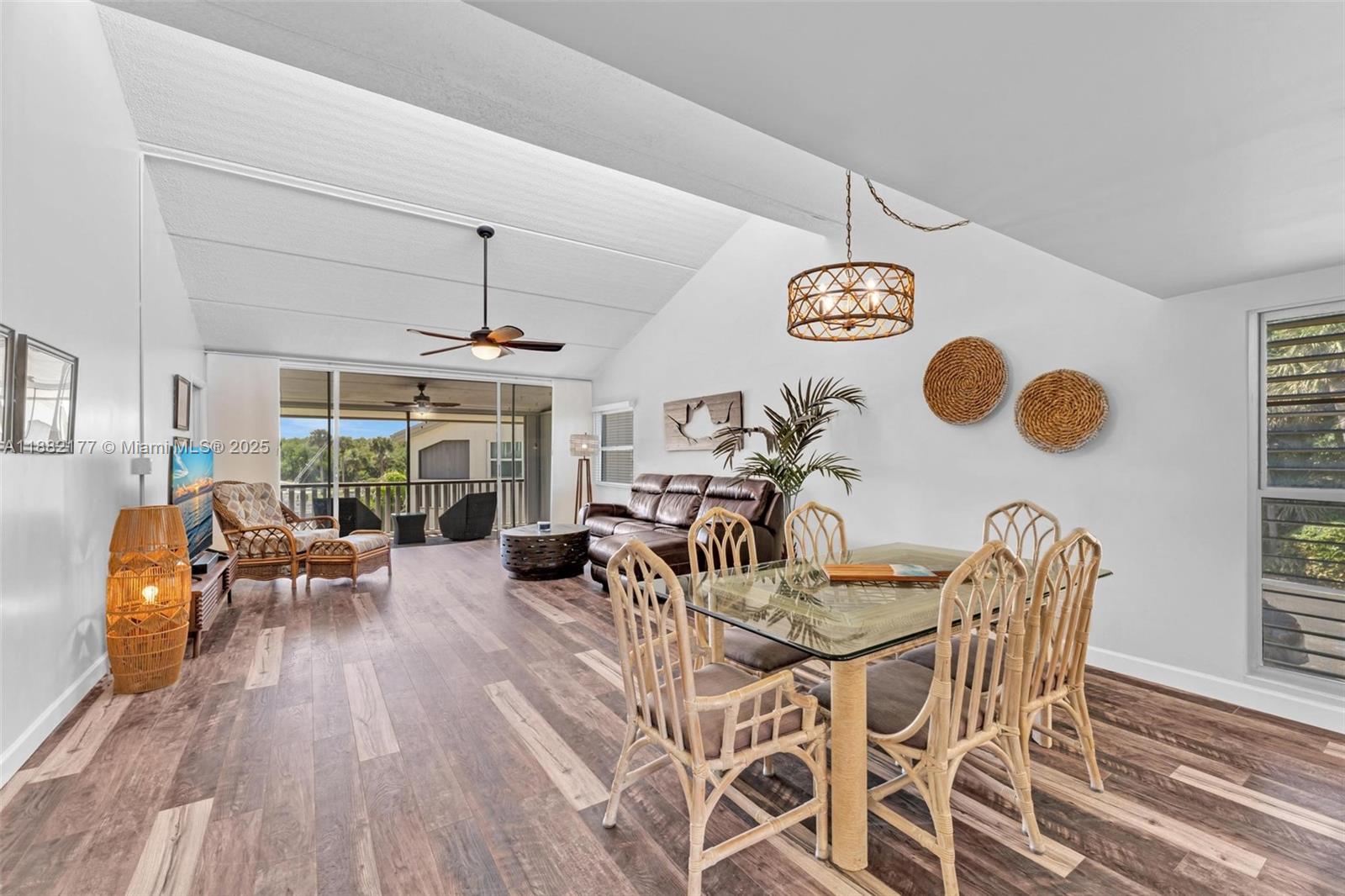 1456 Northeast Ocean Boulevard, Unit 7204 Stuart, FL 34996 - Photo 18 of 64 a view of a dining room with furniture window and outside view