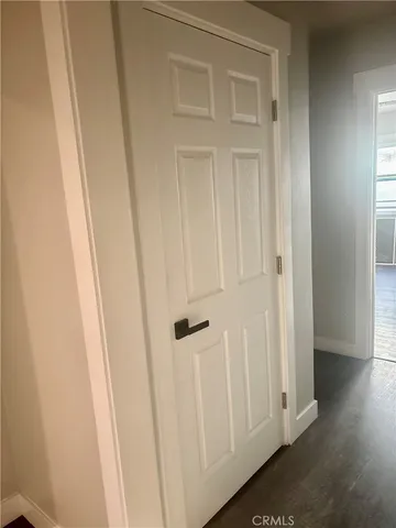 a view of front door