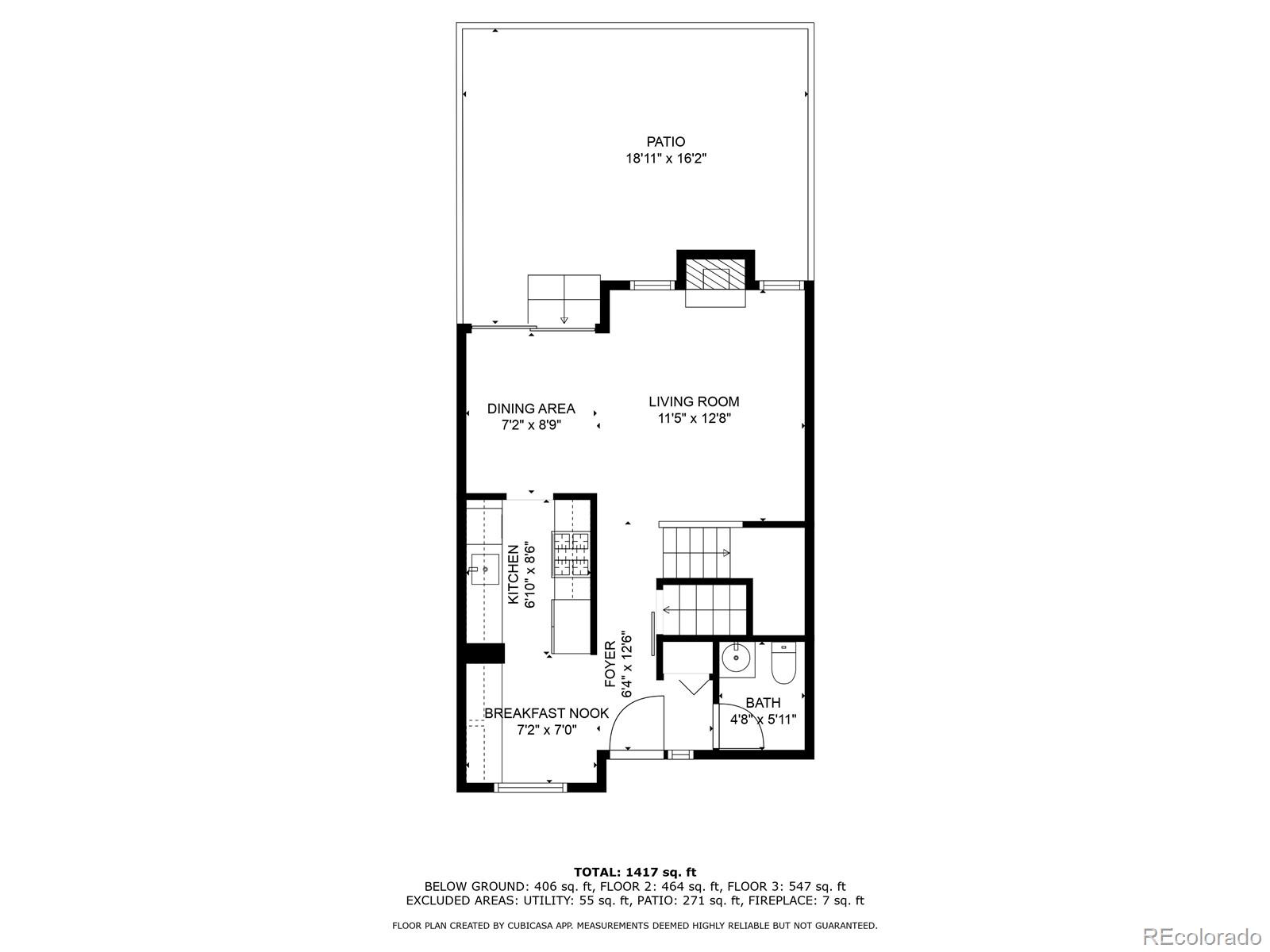 8674 Carr Loop Arvada, CO 80005 - Photo 35 of 43 a picture of a floor plan