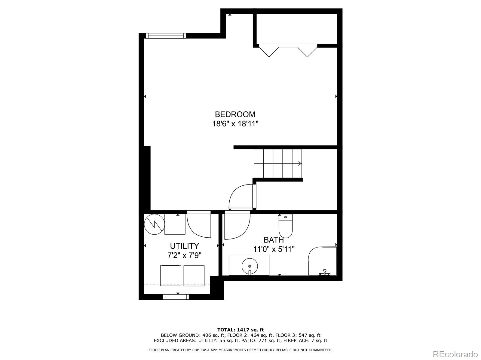 8674 Carr Loop Arvada, CO 80005 - Photo 37 of 43 a picture of a wall with a white wall and a painting