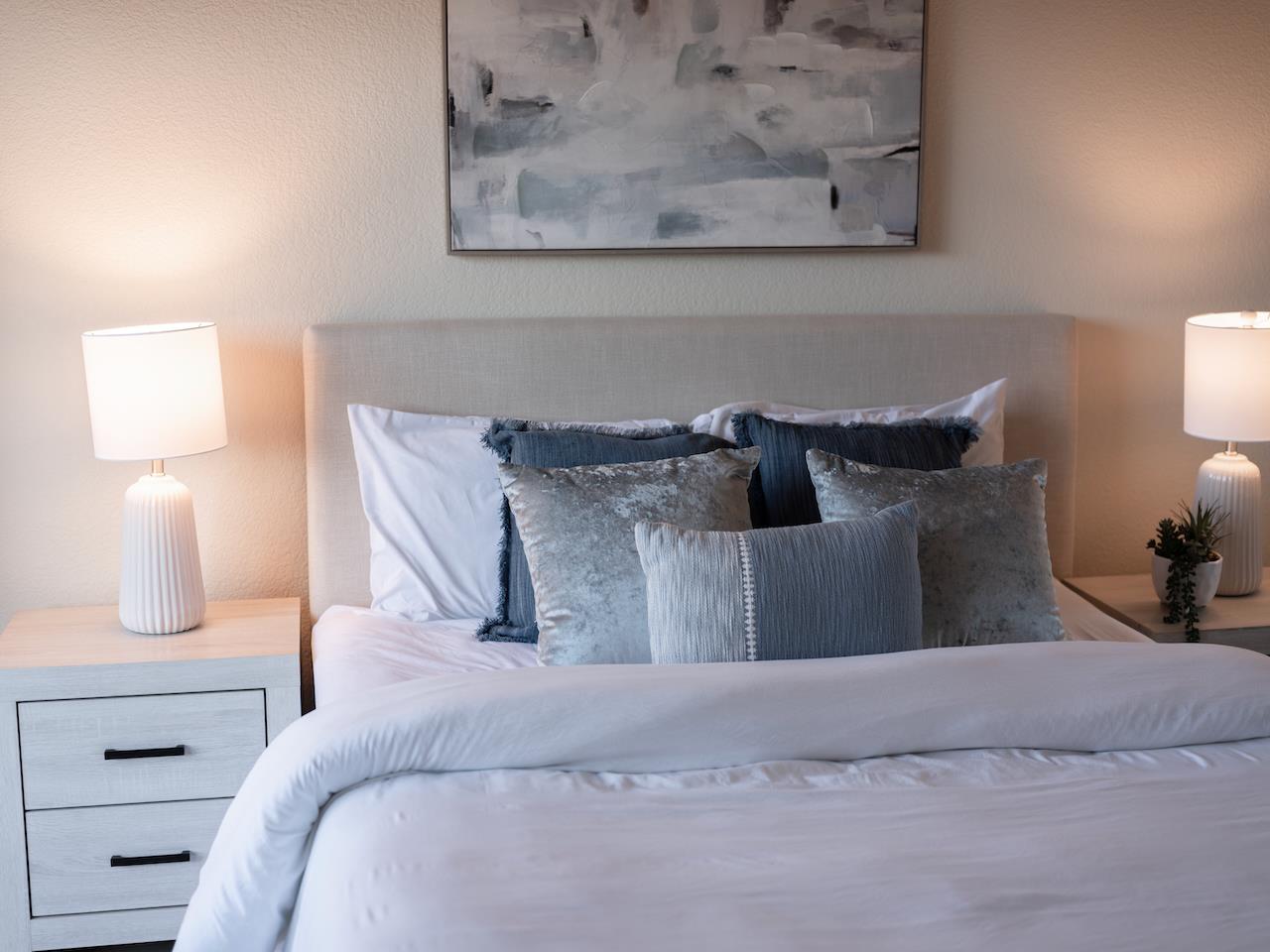 160 Seascape Ridge Drive Aptos, CA 95003 - Photo 48 of 61 a bed room with a bed and a night stand