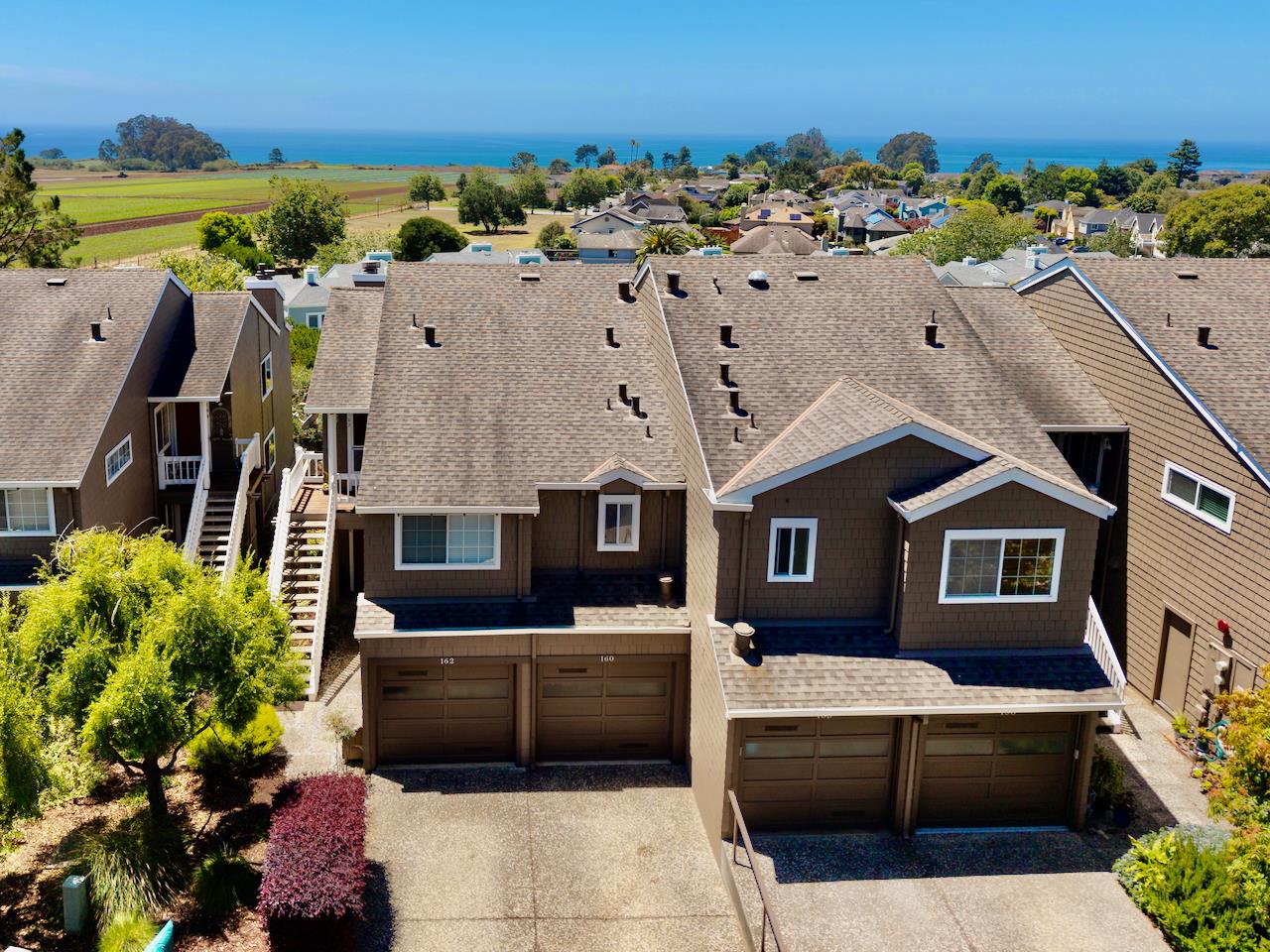 160 Seascape Ridge Drive Aptos, CA 95003 - Photo 52 of 61 a aerial view of a house with a yard