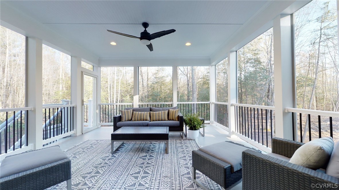 3419 Westport Williamsburg, VA 23188 - Photo 18 of 50 a living room with furniture and a large window