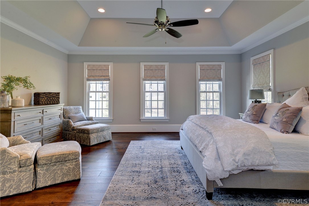3419 Westport Williamsburg, VA 23188 - Photo 24 of 50 a bedroom with a large bed couch and windows