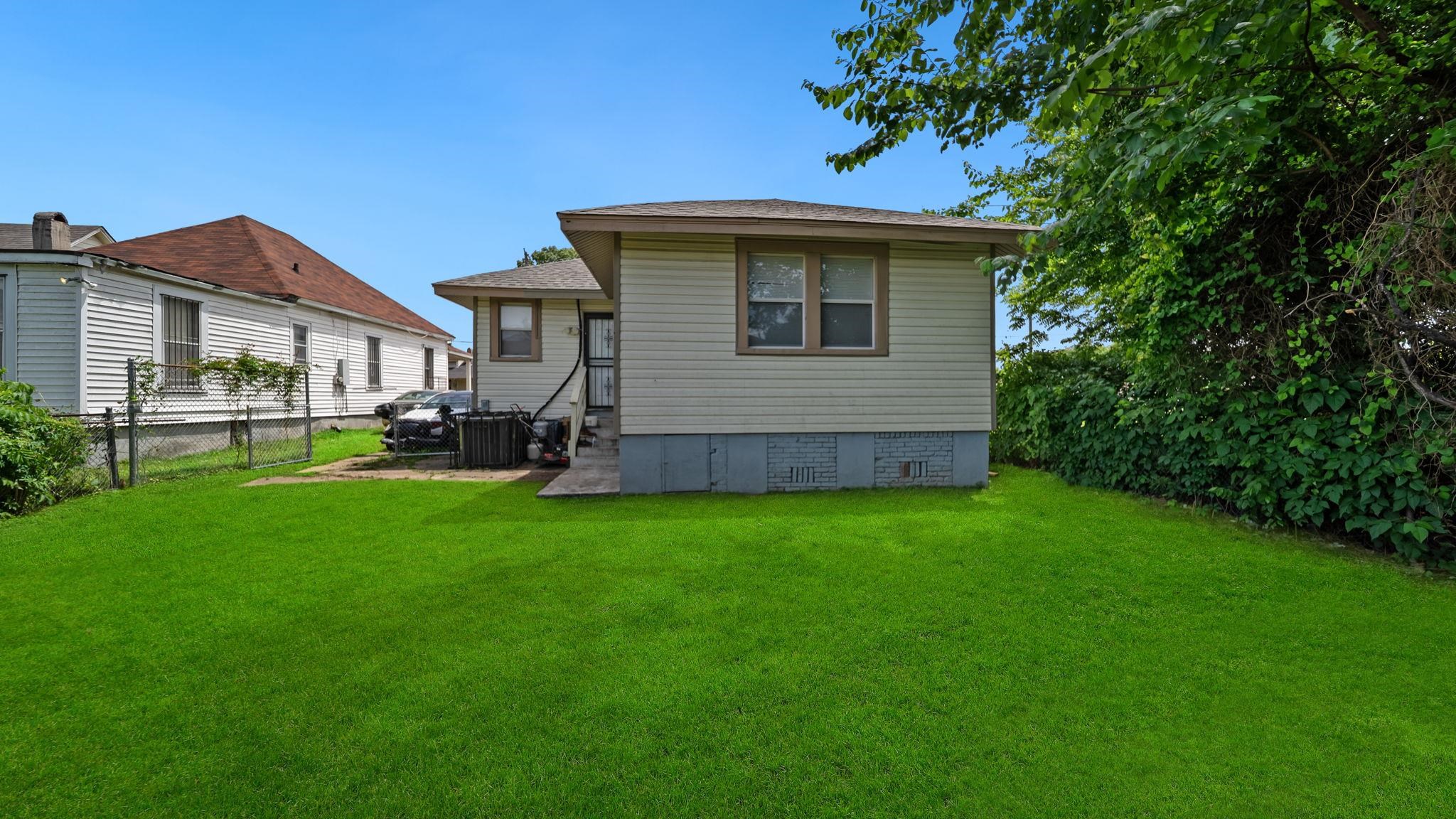 659 Decatur Street Memphis, TN 38107 - Photo 24 of 24 Expansive green lawn with rear property access