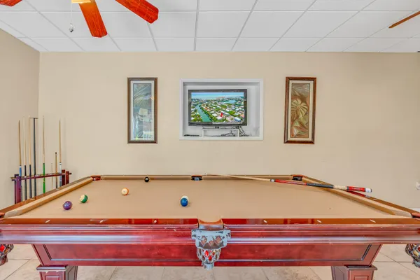 a room with gym equipment