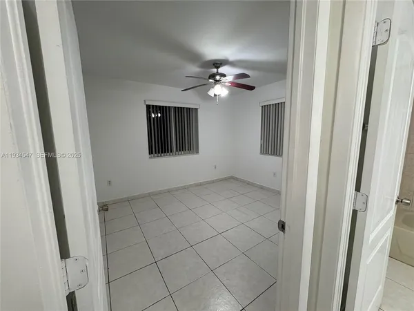 a view of a livingroom with a window
